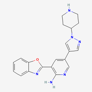 molecular formula C20H20N6O B612024 KRC-108 