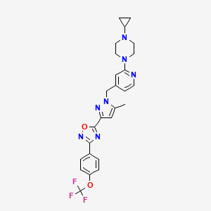 molecular formula C26H26F3N7O2 B612029 BAY 87-2243 CAS No. 1227158-85-1