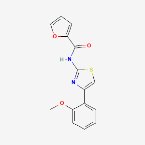 molecular formula C15H12N2O3S B6120395 N-[4-(2-methoxyphenyl)-1,3-thiazol-2-yl]furan-2-carboxamide 