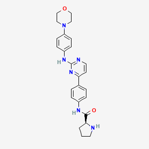 molecular formula C25H28N6O2 B612041 XL019 CAS No. 945755-56-6