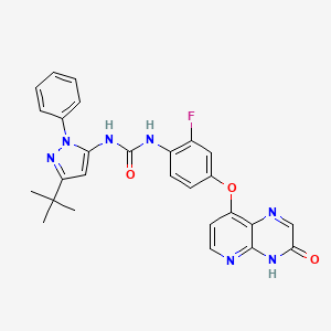 molecular formula C27H24FN7O3 B612042 Cct196969 CAS No. 1163719-56-9