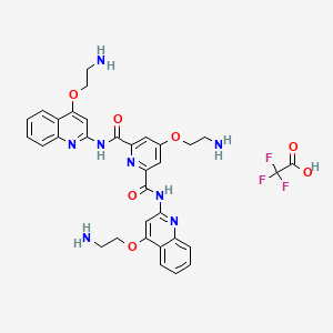 molecular formula C37H35F9N8O11 B612046 Pyridostatin Trifluoroacetate CAS No. 1472611-44-1