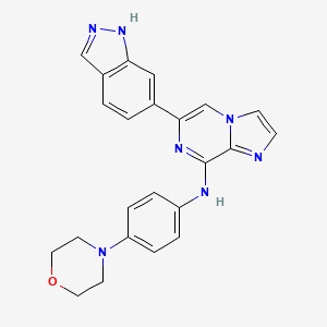 molecular formula C23H21N7O B612047 Entospletinib CAS No. 1229208-44-9
