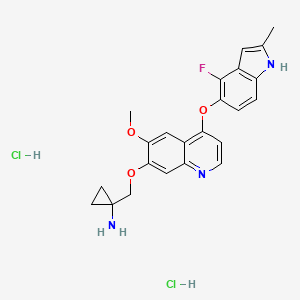 molecular formula C23H24Cl2FN3O3 B612052 Anlotinib dihydrochloride CAS No. 1360460-82-7