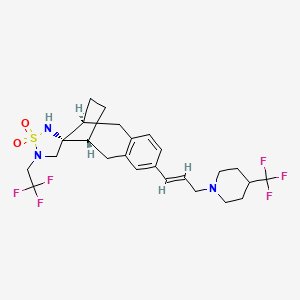 molecular formula C25H31F6N3O2S B612058 Unii-DJ2aze88DE CAS No. 623165-93-5