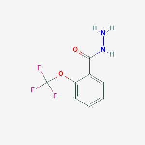 molecular formula C8H7F3N2O2 B061206 2-(Trifluoromethoxy)benzohydrazide CAS No. 175277-19-7