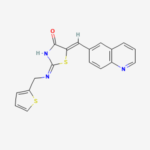 molecular formula C18H13N3OS2 B612061 Ro-3306 
