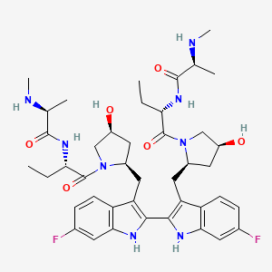molecular formula C42H56F2N8O6 B612068 Birinapant CAS No. 1260251-31-7