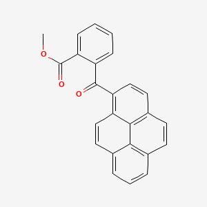 molecular formula C25H16O3 B6120703 Methyl 2-(pyrene-1-carbonyl)benzoate 