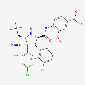 molecular formula C31H29Cl2F2N3O4 B612072 Idasanutlin CAS No. 1229705-06-9