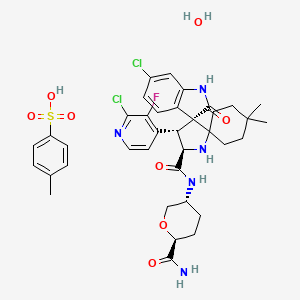 molecular formula C37H42Cl2FN5O7S B612073 Milademetan tosylate hydrate CAS No. 2095625-97-9