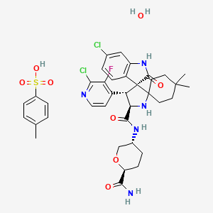 molecular formula C37H42Cl2FN5O7S B612073 米拉德美坦 (DS-3032b) CAS No. 2095625-97-9
