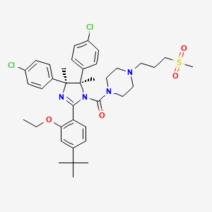 molecular formula C38H48Cl2N4O4S B612075 Unii-Q8MI0X869M CAS No. 939981-39-2