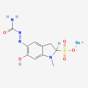molecular formula C10H11N4NaO5S B612076 Carbazochrome sodium sulfonate CAS No. 51460-26-5