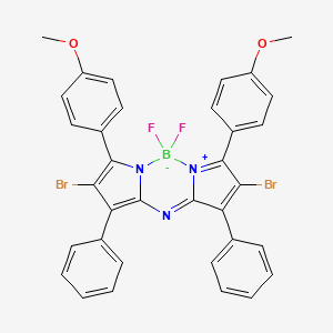 molecular formula C34H24BBr2F2N3O2 B612077 ADPM06 CAS No. 490035-90-0