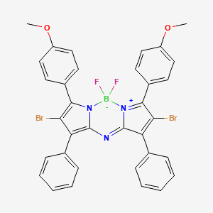 molecular formula C34H24BBr2F2N3O2 B612077 Unii-M887PT8U5Y CAS No. 490035-90-0