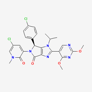 molecular formula C26H24Cl2N6O4 B612089 Siremadlin CAS No. 1448867-41-1