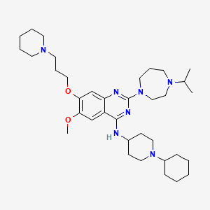 molecular formula C36H59N7O2 B612093 UNC0646 CAS No. 1320288-17-2