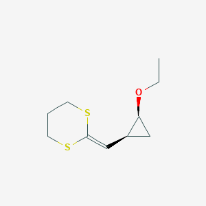B061211 2-[[(1S,2S)-2-ethoxycyclopropyl]methylidene]-1,3-dithiane CAS No. 186772-65-6