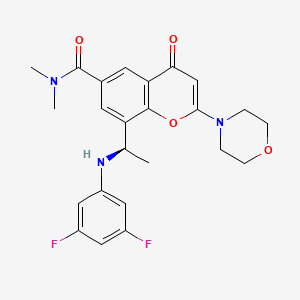 molecular formula C24H25F2N3O4 B612112 Azd-8186 CAS No. 1627494-13-6