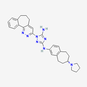 molecular formula C30H34N8 B612113 Bemcentinib CAS No. 1037624-75-1