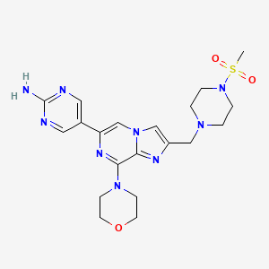 molecular formula C20H27N9O3S B612120 ETP-46321 