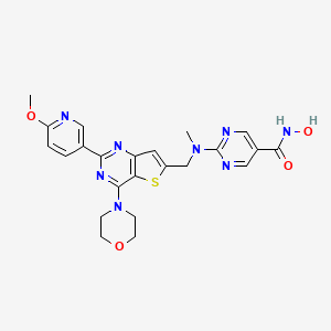 molecular formula C23H24N8O4S B612121 Fimepinostat CAS No. 1339928-25-4
