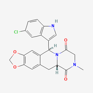 molecular formula C22H18ClN3O4 B612124 ISA-2011B CAS No. 1395347-24-6