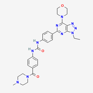 molecular formula C29H34N10O3 B612131 Pki-402 CAS No. 1173204-81-3