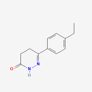 molecular formula C12H14N2O B6121343 6-(4-ethylphenyl)-4,5-dihydro-3(2H)-pyridazinone CAS No. 55901-91-2