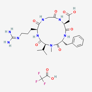 molecular formula C29H41F3N8O9 B612137 Cilengitide TFA 