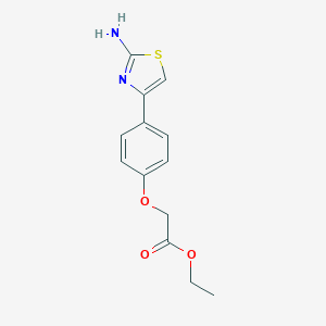 Ethyl (4-(2-amino-4-thiazolyl)phenoxy)acetate