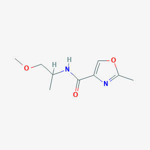 molecular formula C9H14N2O3 B6121557 N-(1-methoxypropan-2-yl)-2-methyl-1,3-oxazole-4-carboxamide 