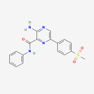 molecular formula C18H16N4O3S B612159 VE-821 CAS No. 1232410-49-9