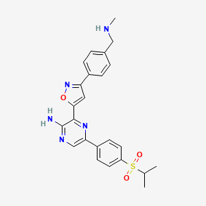molecular formula C24H25N5O3S B612160 Berzosertib CAS No. 1232416-25-9
