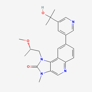 molecular formula C23H26N4O3 B612162 Samotolisib CAS No. 1386874-06-1