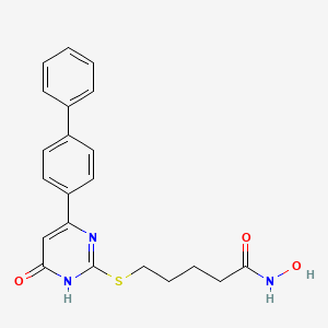 molecular formula C21H21N3O3S B612165 MC1742 CAS No. 1776116-74-5