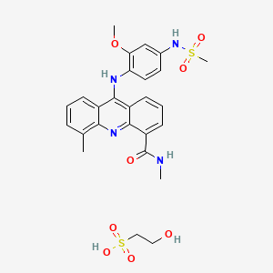 molecular formula C26H30N4O8S2 B612178 Amsalog CAS No. 80841-48-1