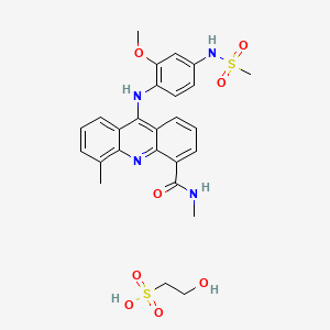 molecular formula C26H30N4O7S2 B612178 Amsalog CAS No. 80841-48-1