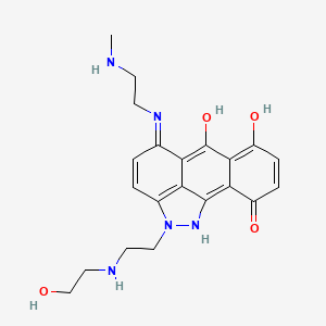 molecular formula C21H25N5O4 B612183 Teloxantrone CAS No. 91441-48-4