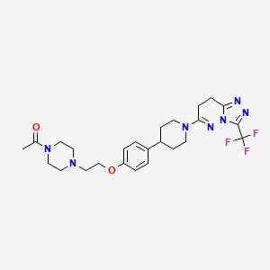 molecular formula C25H32F3N7O2 B612185 AZD3514 CAS No. 1240299-33-5