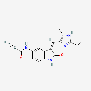 molecular formula C18H16N4O2 B612192 JH295 