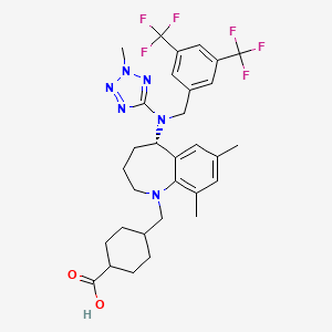 molecular formula C31H36F6N6O2 B612230 Evacetrapib CAS No. 1186486-62-3