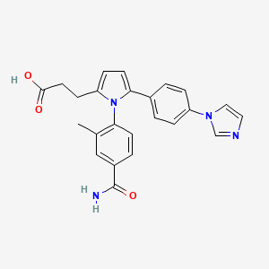 molecular formula C24H22N4O3 B612232 N6022 CAS No. 1208315-24-5