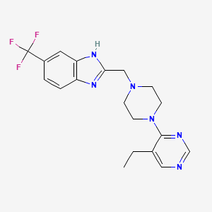 molecular formula C19H21F3N6 B612253 PF-4708671 CAS No. 1255517-76-0