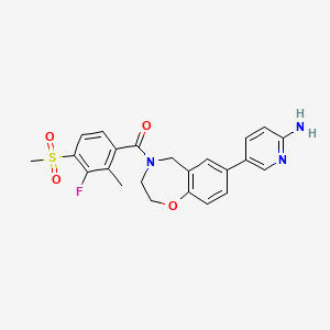 molecular formula C23H22FN3O4S B612257 XL388 CAS No. 1251156-08-7