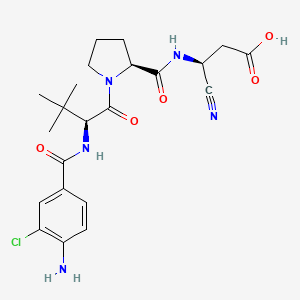 molecular formula C22H28ClN5O5 B612268 ML132 