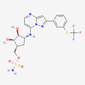 molecular formula C19H20F3N5O5S2 B612274 Tak-243 CAS No. 1450833-55-2