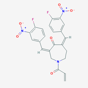 molecular formula C23H17F2N3O6 B612275 VLX1570 