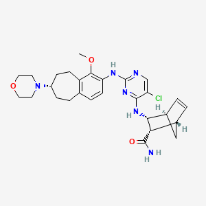 molecular formula C28H35ClN6O3 B612281 CEP-28122 CAS No. 1022958-60-6
